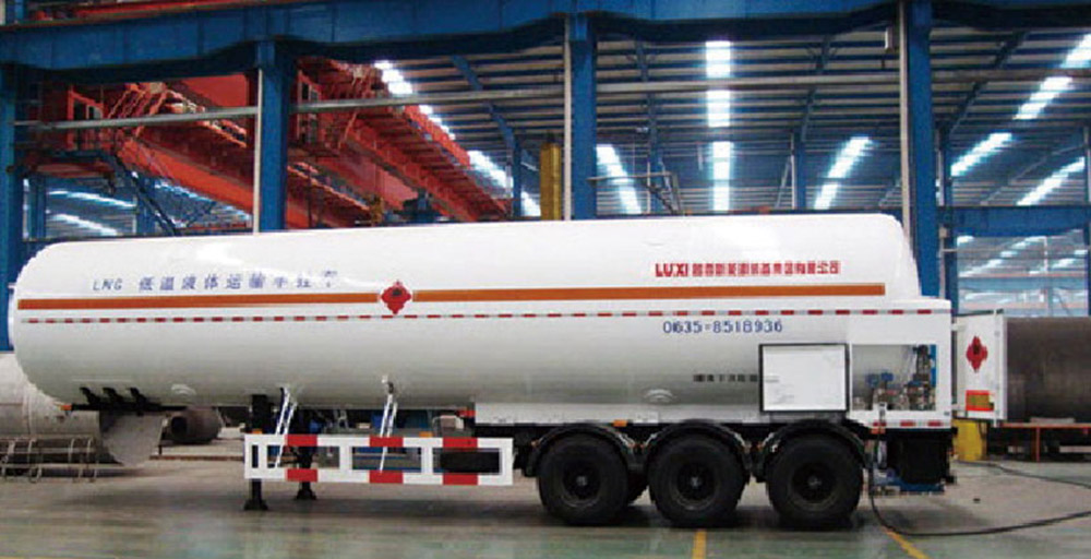 LNG tanker semi-trailer